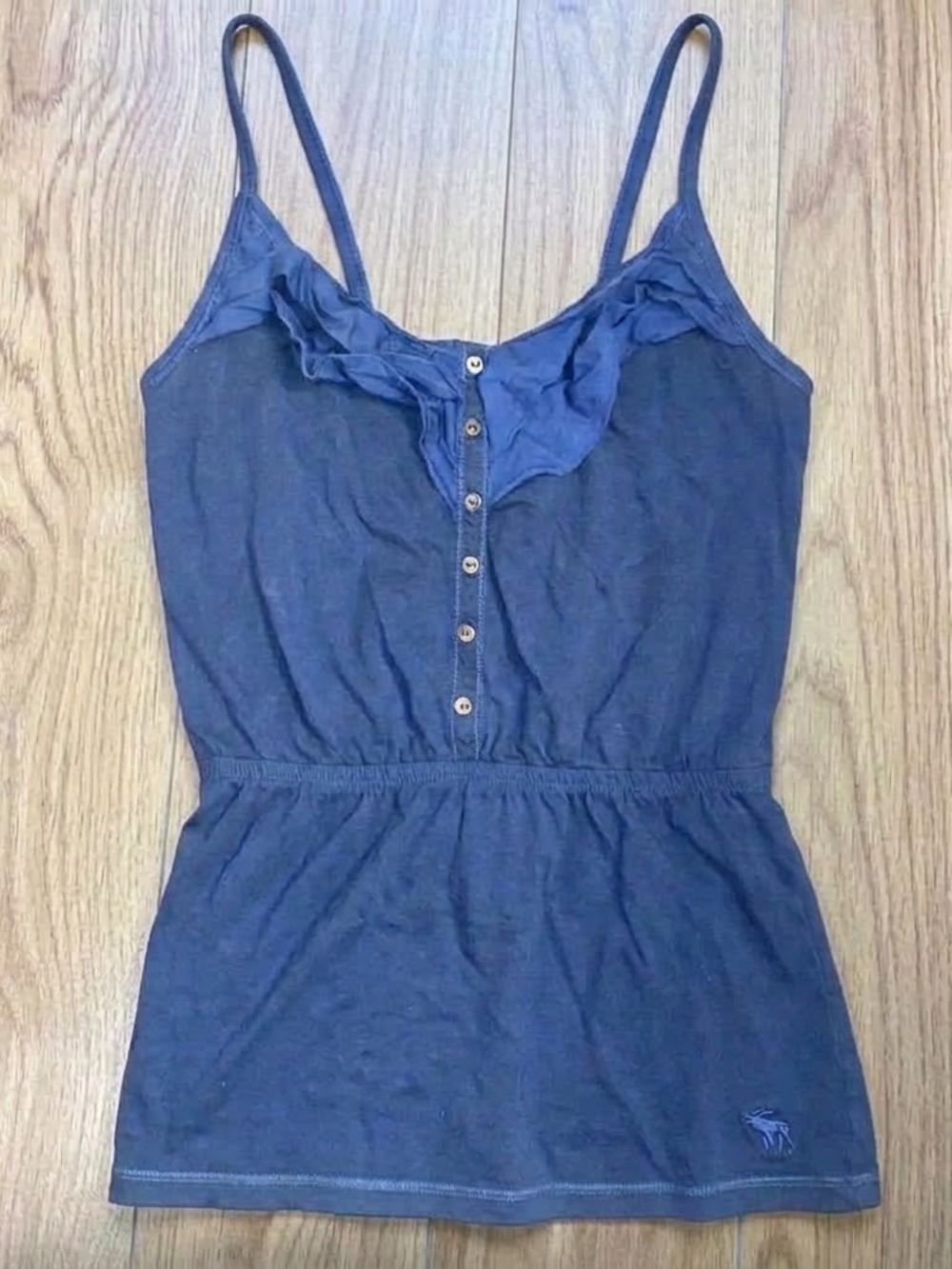 Vintage Abercrombie & Fitch Strappy Blue Tank Top XS